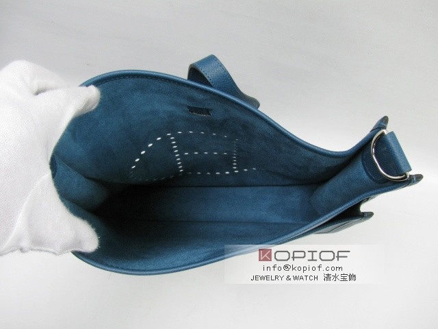 エルメス エヴリン スーパーコピーPMIII ヴォーエプソン ブルー(シルバー金具)